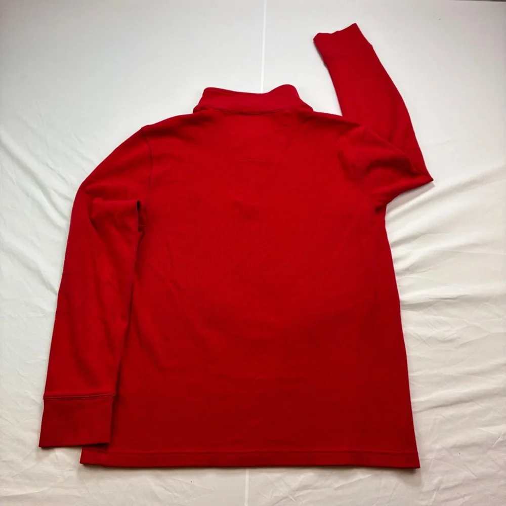 Nautica Men's Red Half-Zip Sweater